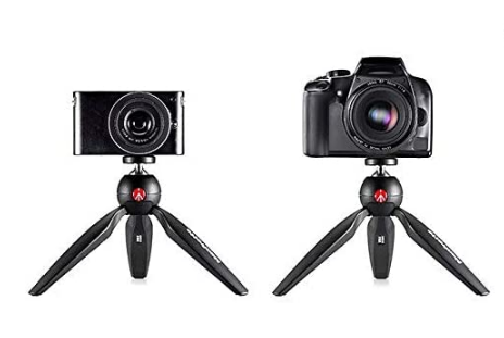 Manfrotto PIXI Mini Tripod, Black (MTPIXI-B)